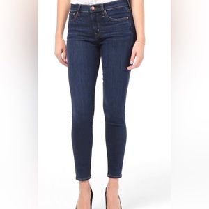 Size 29 J. Crew Toothpick Jeans in Deep Indigo